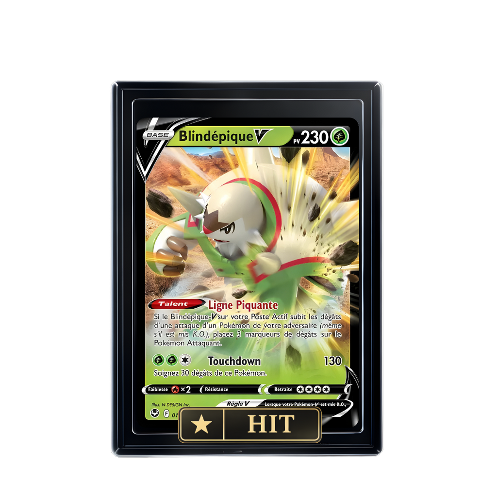 Carte Pokémon Blindépique V holographique – Booster Only Hit The Lucky Hand