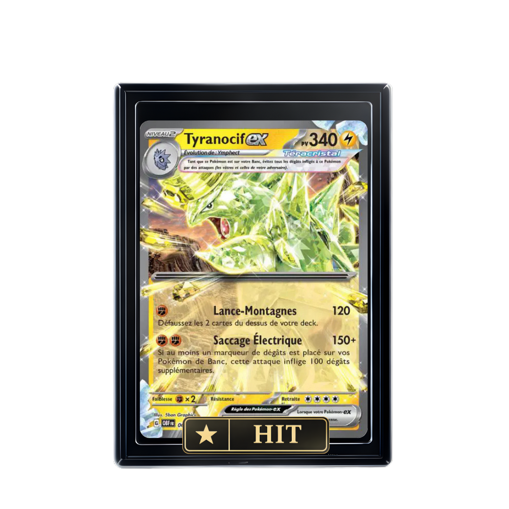 Carte Pokémon Tyranocif EX holographique – Booster Only Hit The Lucky Hand