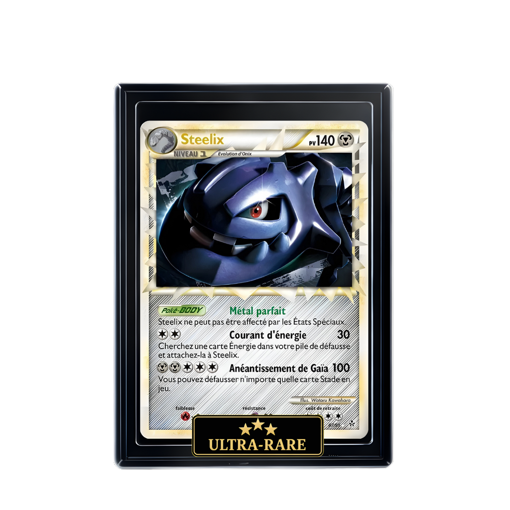 Carte Pokémon Steelix holographique – Booster Only Hit The Lucky Hand