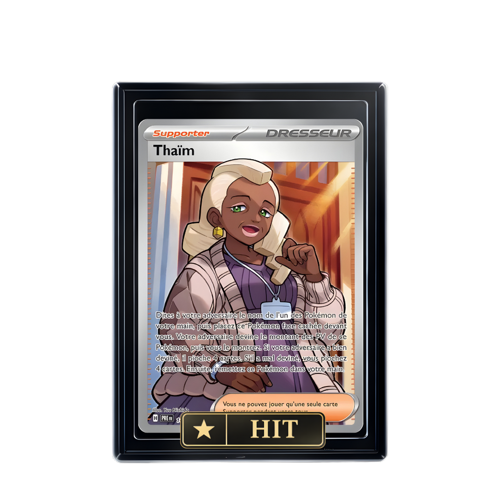 Carte Pokémon Thaïm holographique – Booster Only Hit The Lucky Hand