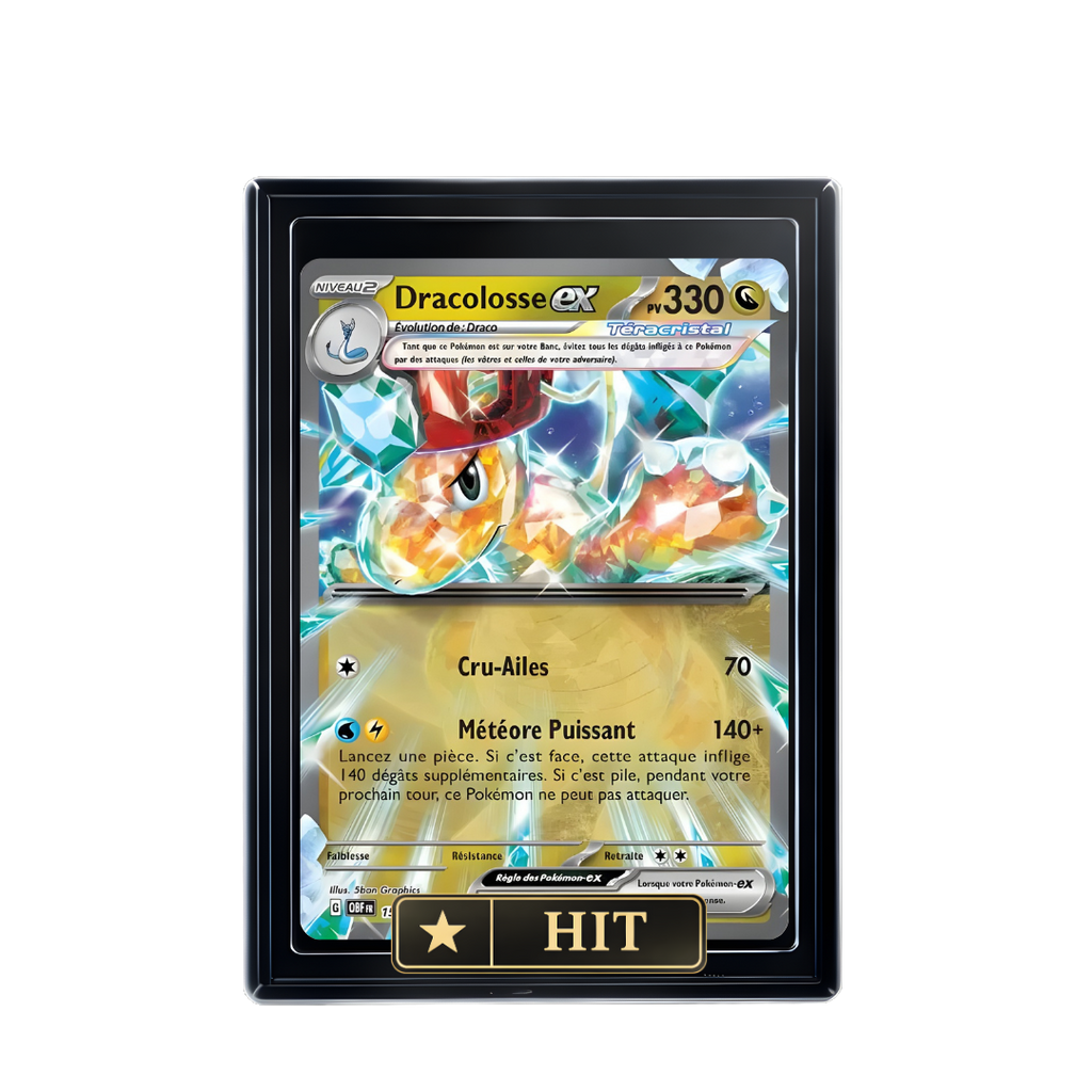 Carte Pokémon Dracolosse EX holographique – Booster Only Hit The Lucky Hand