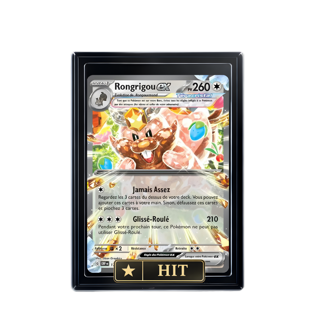 Carte Pokémon Rongrigou EX holographique – Booster Only Hit The Lucky Hand