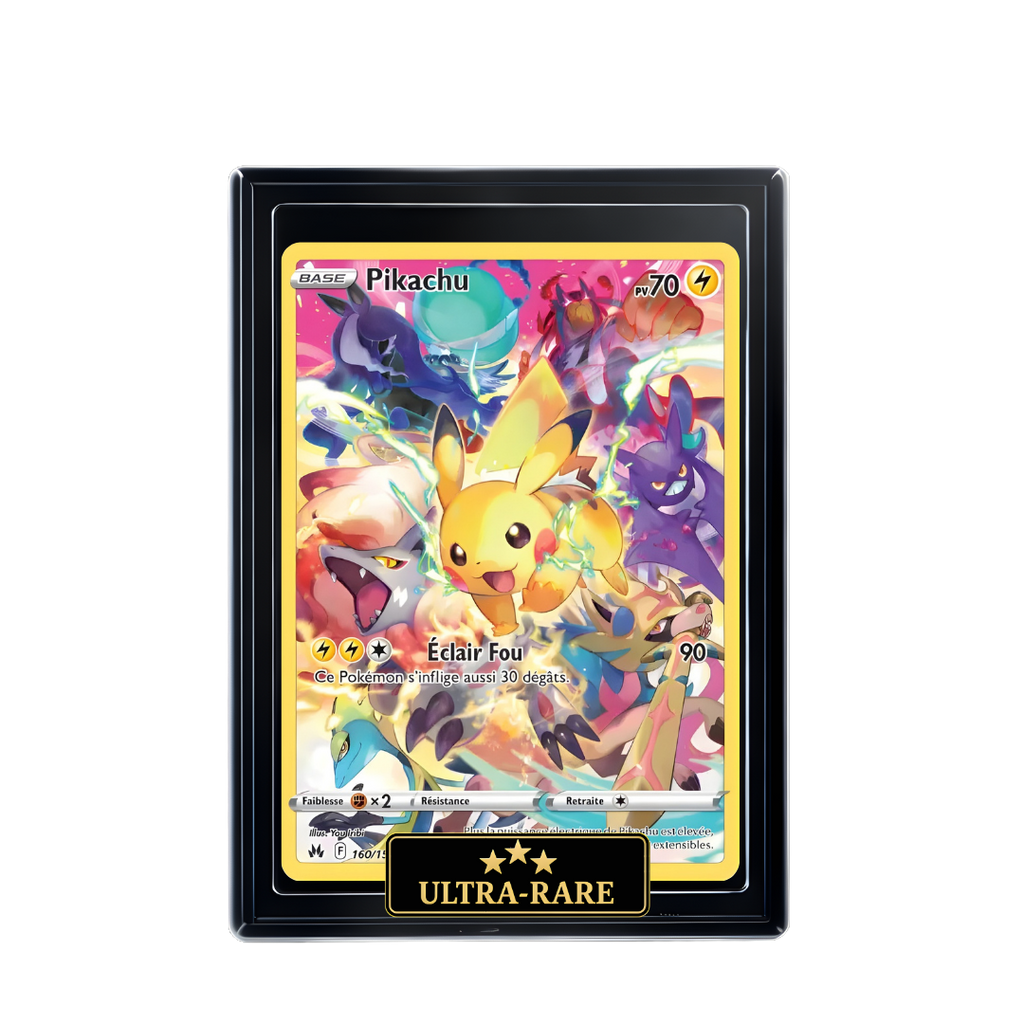 Carte Pokémon Pikachu holographique – Booster Only Hit The Lucky Hand