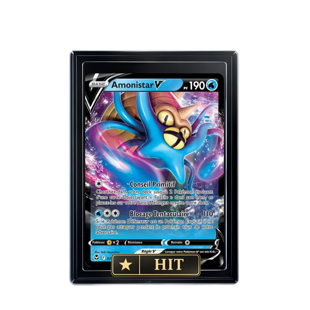 Carte Pokémon Amonistar V holographique – Booster Only Hit The Lucky Hand