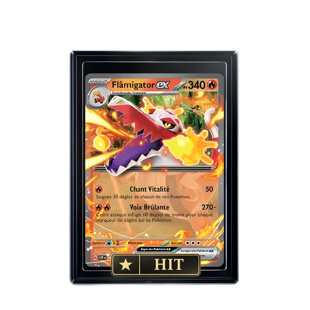 Carte Pokémon Flamigator EX holographique – Booster Only Hit The Lucky Hand