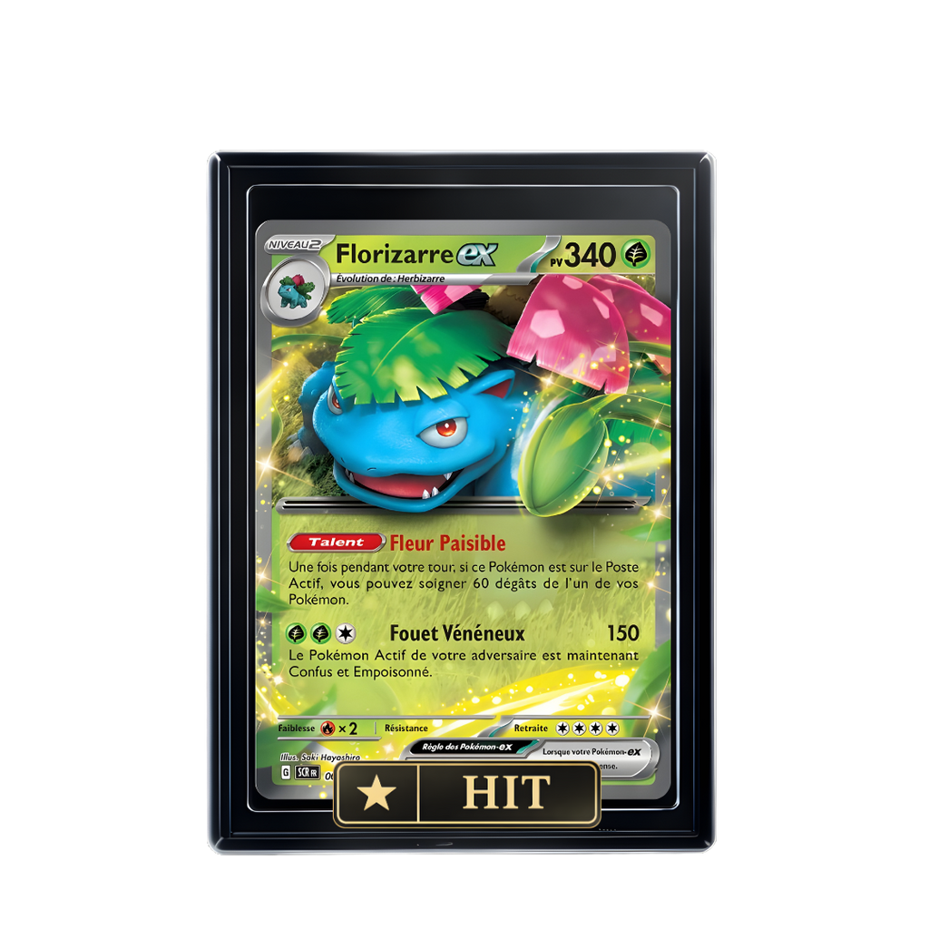Carte Pokémon Florizarre EX holographique – Booster Only Hit The Lucky Hand