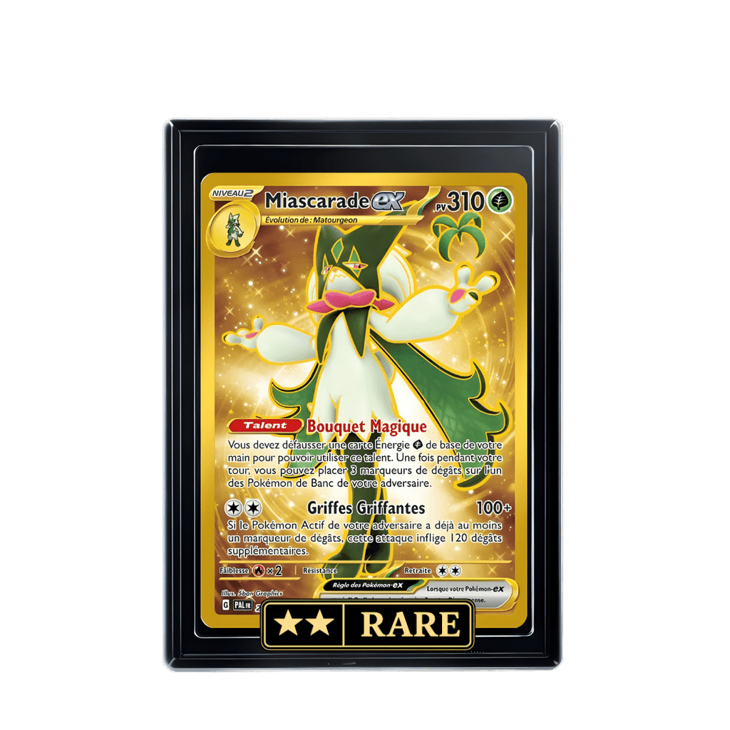 Carte Pokémon Miascarade EX holographique – Booster Only Hit The Lucky Hand