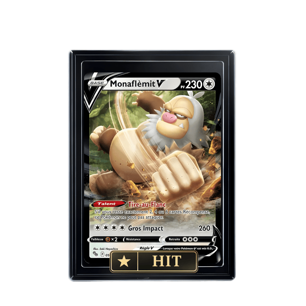 Carte Pokémon Monaflèmit V holographique – Booster Only Hit The Lucky Hand
