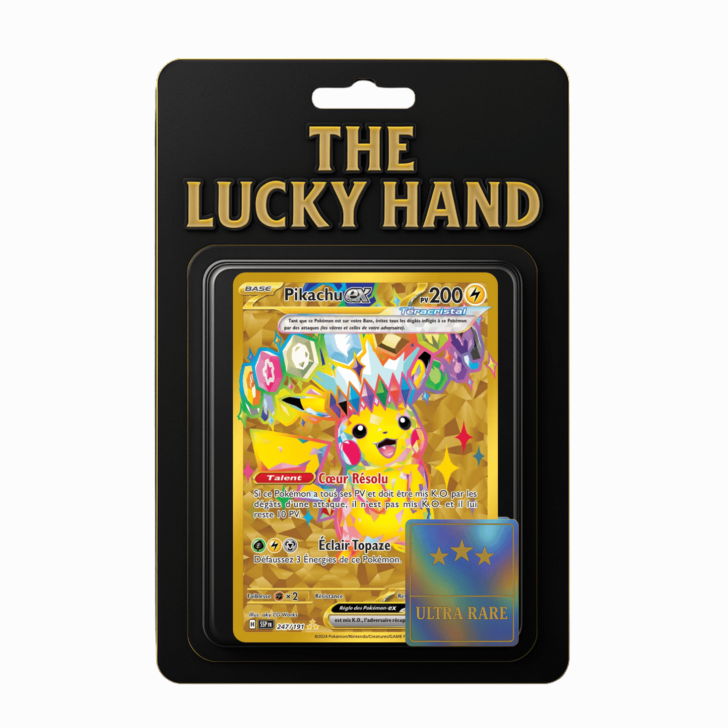 Pikachu ex - The Lucky Hand