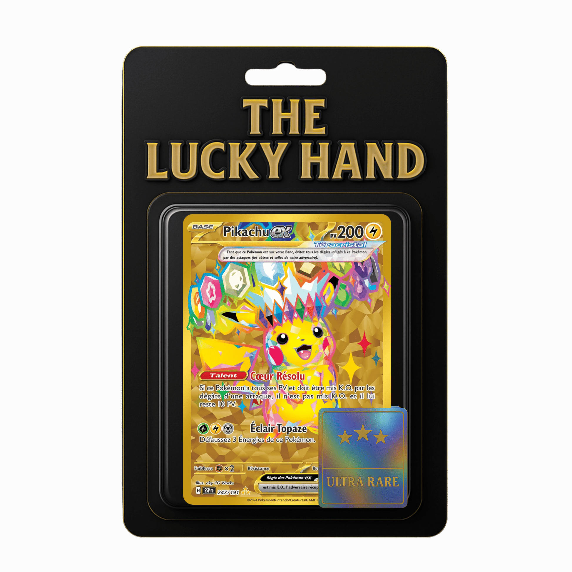Pikachu ex - The Lucky Hand