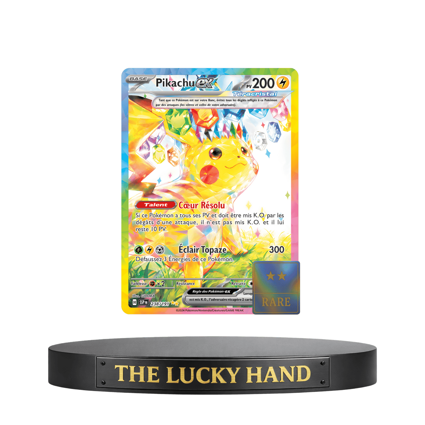 Pikachu Ex - The Lucky Hand
