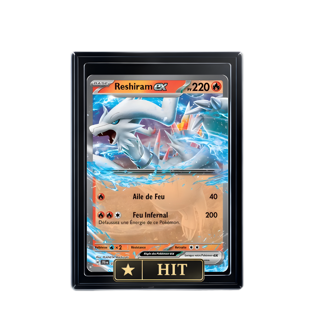 Carte Pokémon Reshiram EX holographique – Booster Only Hit The Lucky Hand